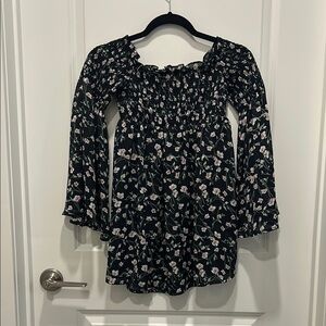 Floral Off the Shoulder Women's Top